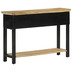 Avis Maison Chic Table console | Meuble d'entrée | Table d'appoint 110x30x75 cm bois de manguier massif brut -GKD72847