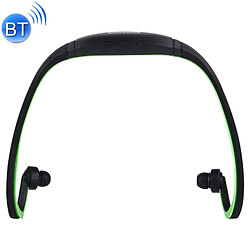 Wewoo Casque Bluetooth Sport vert pour Smart Phones & iPad & Ordinateur Portable & Notebook & MP3 ou Autres Dispositifs Audio Stéréo Sans Fil Intra-auriculaires Écouteurs In-Ear avec Mains Appel Gratuit,