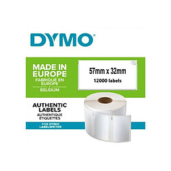 DYMO LabelWriter Boite de 12 rouleaux de 1000 étiquettes multi usages 32mm x 57mm