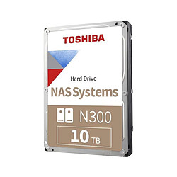 Disque Dur Interne - TOSHIBA - NAS N300 - 10To - 7200 tr/min - 3,5 HDWG11AEZSTA