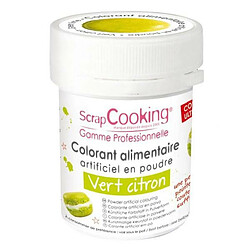 Scrapcooking Colorant alimentaire Vert citron 