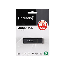 Clé USB et Micro USB INTENSO ALU LINE 64 GB Anthracite 64 GB Clé USB