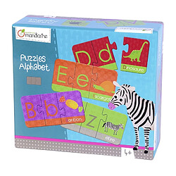 Avenue Mandarine Puzzle d'éveil alphabet - 28 puzzles