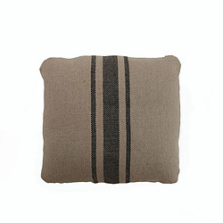 Coussin Thai Natura Noir Crème 40 x 40 x 5 cm