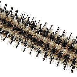 Acheter Brosse de poils de poignée de bois rouleau brosse ronde cheveux bouclés salon style 12 rangs