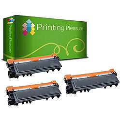 3 Toner compatible pour Brother HL-L2300D, L2320D, L2340DW, L2360DN, L2360DW, L2365DW, L2380DW, DCP-L2500D, L2520DW, L2540DN, L2560DW, MFC-L2700DW, L2720DW, L2740DW - TN2320 TN2310 Noir [Black]