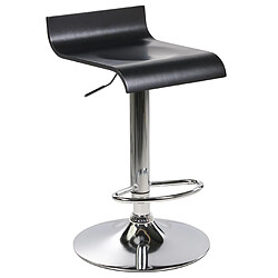 Beliani Tabouret de bar Set de 2 Noir VALENCIA pas cher