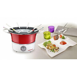 Fondue 900w 8 fourchettes rouge - 349201 - LAGRANGE