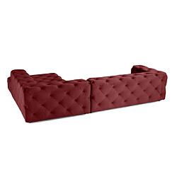 Avis Lisa Design Gallata - canapé Chesterfield d'angle droit - 5 places - en velours