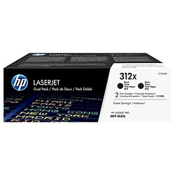 HP 312X Toners Pack de 2 Noir CF380XD 