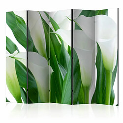 Paris Prix Paravent 5 Volets Bunch of Flowers Callas 172x225cm 