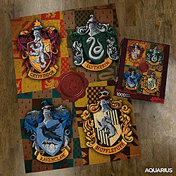 Avis AQUARIUS Harry Potter Puzzle House crests (Puzzle 1000 piAces) - Marchandises et objets de collection Harry Potter sous licence officielle - Sans Ablouissement - Ajustement prAcis - 20x28in