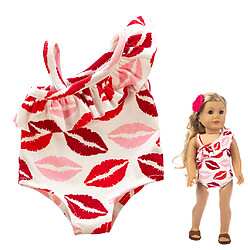 Joli maillot de bain une pièce vêtements fille jouet pour poupée de 18 pouces accessoire fille B @7e Edition1 