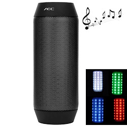 Wewoo Enceinte Bluetooth d'intérieur noir pour iPhone, Galaxy, Sony, Lenovo, HTC, Huawei, Google, LG, Xiaomi, autres Smartphones et tous les périphériques Portable de diffusion avec Built-in LED Light Show & Mic, 