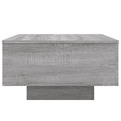 Acheter vidaXL Table basse sonoma gris 55x55x31 cm bois d'ingénierie