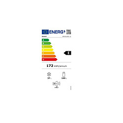 Réfrigérateur combiné 54.5cm 206l statique - BFD4522EW - BRANDT