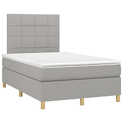 Avis Sommier à lattes,Cadre à lattes de lit pour Adulte matelas et LED Gris clair 120x200 cm -MN36023