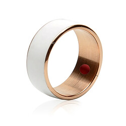 Wewoo Bague connectée or rose et blanc en Smart Ring, imperméable à l'eau à la poussière, suivi de la santé, partage sans fil, Appel, message Push, périmètre intérieur: 60mm