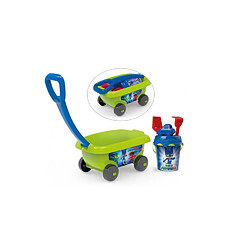 LES PYJAMASQUES Smoby Chariot De Plage Garni