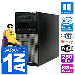 PC Tour Dell 7020 Intel Pentium G3220 RAM 8Go Disque Dur 250Go Windows 10 Wifi · Occasion 