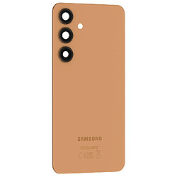 Avis Samsung Vitre arrière Original pour Samsung Galaxy S24 Rose Champagne