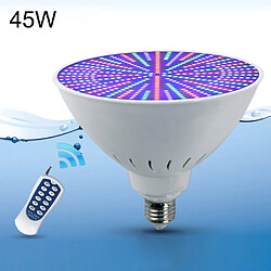 Wewoo Lumière sous-marine d'ampoule de piscine en plastique ABS LEDcouleur de la télécommande colorée +12 boutons 45W 