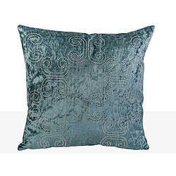 Coussin Romimex Bleu foncé 45 x 45 x 10 cm 