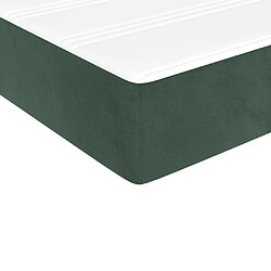 Acheter vidaXL Matelas de lit à ressorts ensachés 120x210x20 cm velours