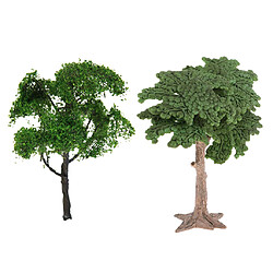 Mini arbre de paysage modèle pin Paysage Décor Lot de 2pcs Modèle Arbres,12cm Miniature pour Modèle Paysage Modélisme Ferroviaire