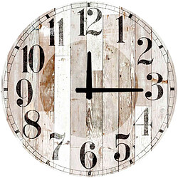 Hanah Home Horloge en MDF Wood 52 cm. Horloge en MDF Wood 52 cm