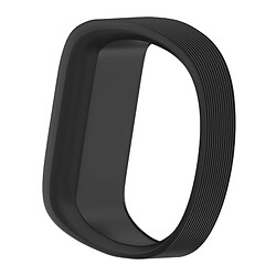 Wewoo Bracelet pour montre connectée Dragonne en silicone sport Garmin Vivofit JRtaille petite noire