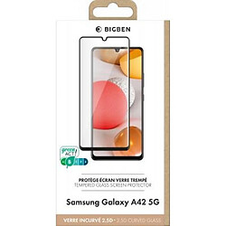 BigBen Connected Protège-écran pour Samsung Galaxy A42 5G en Verre Trempé 2.5D Transparent