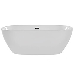 Acheter Beliani Baignoire îlot blanche 170 x 80 cm NEVIS