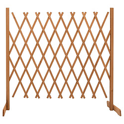 vidaXL Clôture en treillis de jardin Orange 180x100 cm Bois de sapin