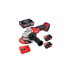 Flex Meuleuse d'angle sans fil D. 125 18.0 V 5 Ah avec deux batteries et un chargeur en coffret L-Boxx - L 125 10.8-EC - 417947