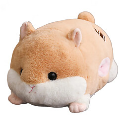 Universal 50cm mignon hamster souris peluche peluche douce oreiller animal mains chaudes mignon enfant bébé jouet cadeau de Noël pour les enfants | animaux en peluche (brun clair) 