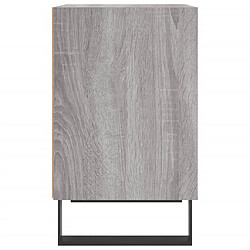 Maison Chic Table de chevet, Table de Nuit pour chambre salon sonoma gris 40x30x50 cm bois d'ingénierie pas cher