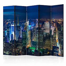 Paris Prix Paravent 5 Volets Manhattan Night 172x225cm