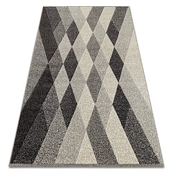 RUGSX Tapis FEEL 5674 16811 LOSANGES gris anthracite crème 200x290 cm 