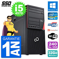 PC Tour Fujitsu Esprimo P720 Intel i5-4570 RAM 32Go SSD 240Go Windows 10 Wifi · Occasion 