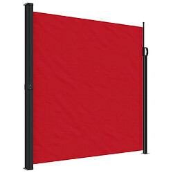 vidaXL Auvent latéral rétractable rouge 200x300 cm