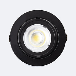 Avis Ledkia Downlight LED 24W Rond Orientable 120lm/W LIFUD Coupe Ø 170 mm Noir Blanc Chaud No Flicker 3000K