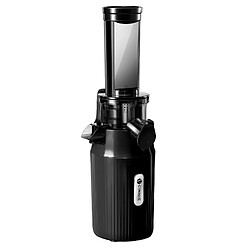 Extracteur de jus Ventray Essential Ginnie, petit extracteur de jus compact à pression à froid, extracteur de jus à mastication lente avec faible vitesse de 60 tr/min, noir