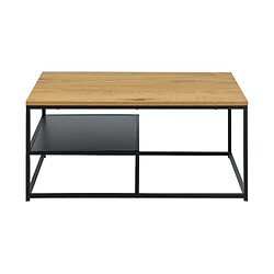 Avis Lisa Design Salida - table basse - bois et métal noir - 90 cm