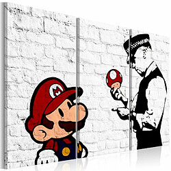 Paris Prix Tableau Imprimé Mario Bros - Banksy 60 x 90 cm 