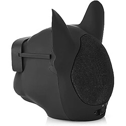 Acheter Universal Bluetooth 4.1 haut-parleur sans fil, mini-haut-parleur portable extérieur avec type chien, mémoire avec 32G, support de haut-parleur stéréo support vocal, noir