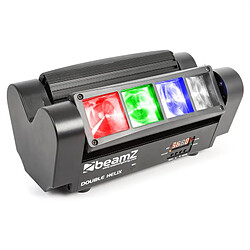 BeamZ MHL820 Jeu de lumière double hélice 8x LED RGBW 3W DMX Télécommande IR BeamZ 