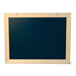 Jeujura Ardoise en bois 58 x 45 cm double face : ABC et chiffres