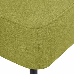 Avis vidaXL Chaise de cocktail Vert Tissu