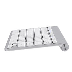 YP Select Ensemble de clavier sans fil ultra-mince pour mini souris Ensemble de souris USB sans fil - Argenté Gris